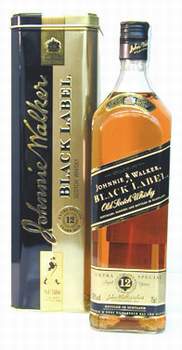 JOHNNIE WALKER Black label  (0.75 )